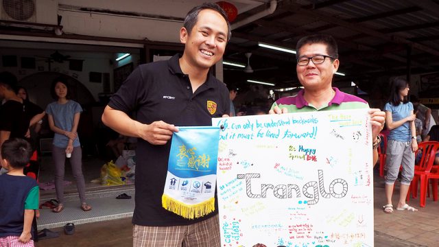 Tranglo shares joy with Rumah Victory kids